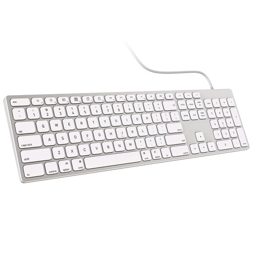 Aluminum wired keyboard for - aluminum,