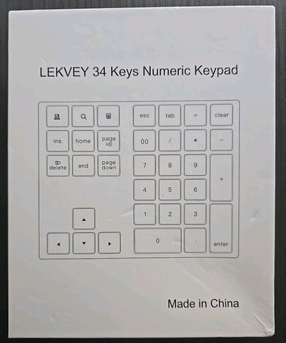 Lekvey numeric key keypad - numeric,