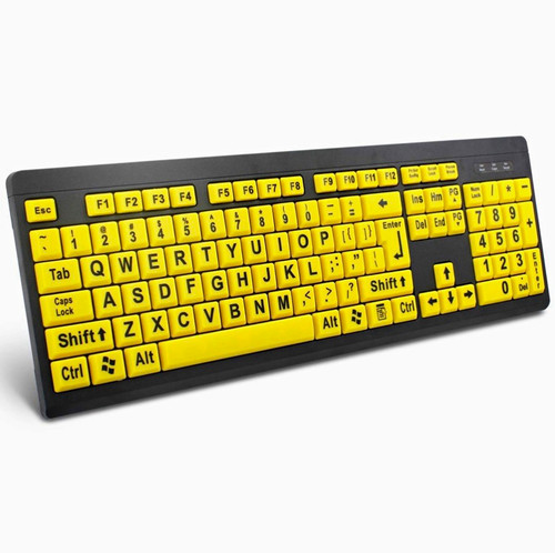 Large print keyboard - large,