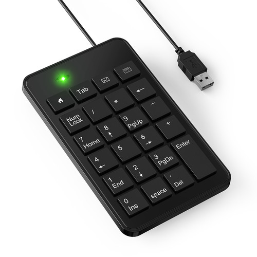 Wired usb number pad numeric - wired,