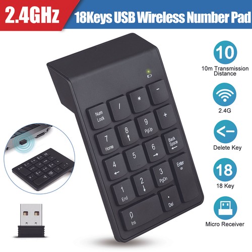 Usb wireless number pad - 2.4g,