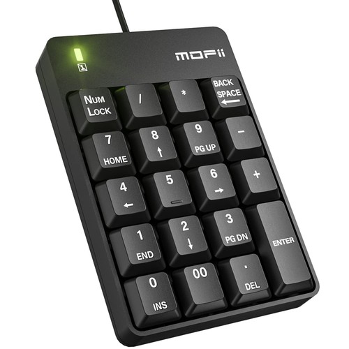 Black wired number - black, numeric